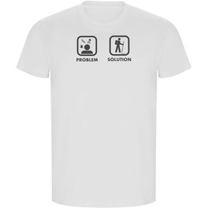 Kruskis Problem Solution Trek Eco Short Sleeve T-shirt Wit XL Man