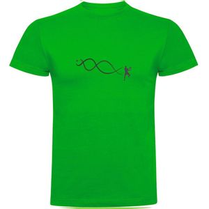 Kruskis Padel Dna Short Sleeve T-shirt Groen XL Man