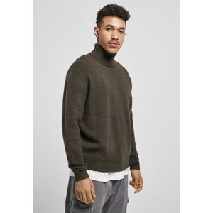 Urban Classics Sweater Oversized Roll Neck Zwart XL Man