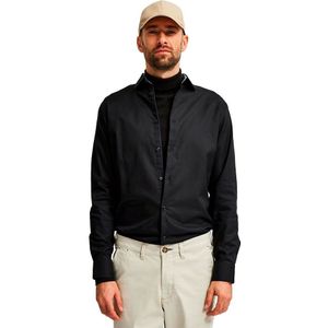 Selected Slim New Mark Long Sleeve Shirt Zwart XL Man