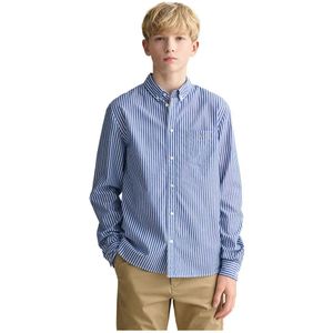 Gant - 930484 Shield - Overhemd - Blauw - Katoen - Lange Mouwen