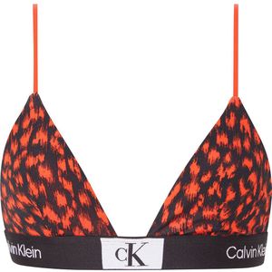 Calvin Klein Underwear Unlined Triangle Bra Oranje L Vrouw