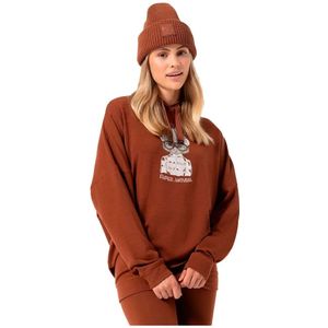 Super.natural - W SNOW CAT HOODIE - Hoodie - Oversized - Merinowol