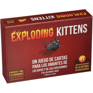 Asmodee Exploding Kittens Card Board Game Goud