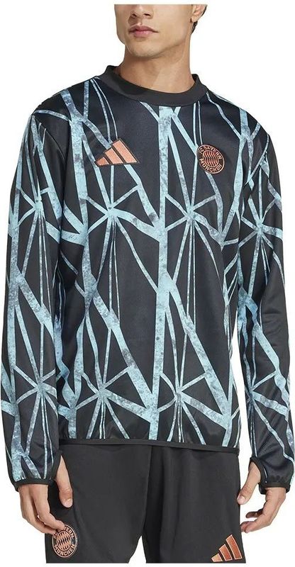 Adidas - FC Bayern München 24/25 - Voor De Wedstrijd Sweatshirt - Polyester - Gerecycled