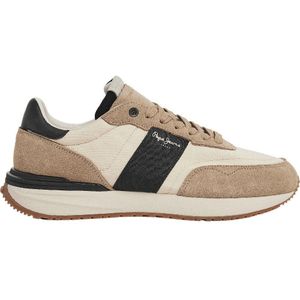 Pepe Jeans Buster Tape Trainers Beige EU 41 Man