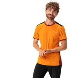 Vaude - Scopi IV - T-shirt - Oranje - Korte Mouwen - Voor Mannen