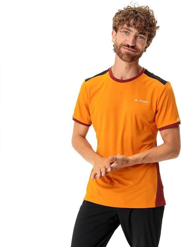 Vaude - Scopi IV - T-shirt - Oranje - Korte Mouwen - Voor Mannen
