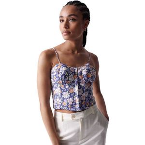 Salsa Jeans Floral-print Bustier Top