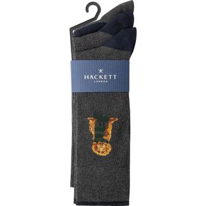 Hackett - Harry Placement - Sokken - 3 Paren - Gekamd Katoen