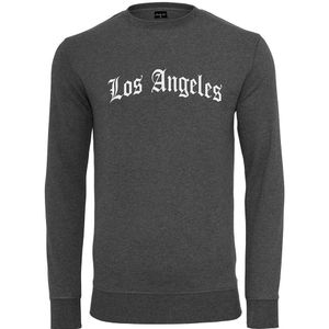 Mister Tee Los Angeles Wording Long Sleeve T-shirt Grijs S Man