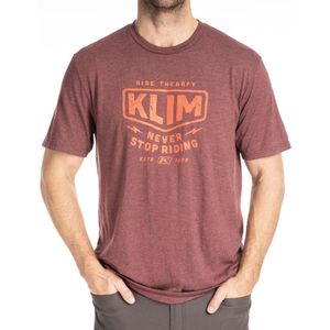 Klim Ride Therapy Short Sleeve T-shirt Rood 2XL Man