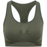 Hummel - Hmlshaping Seamless Sports Top - Thyme - Sporttop
