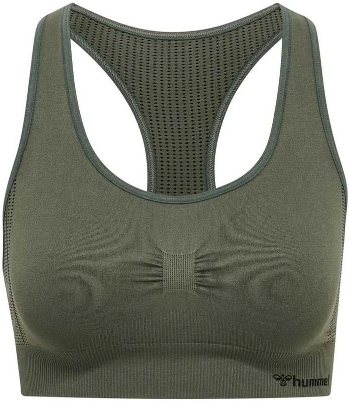 Hummel - Hmlshaping Seamless Sports Top - Thyme - Sporttop