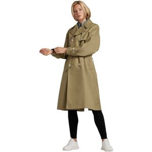 G-star High Trench Jacket Groen S Vrouw