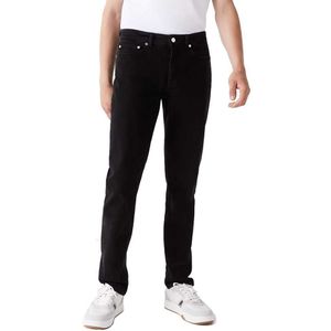 Lacoste Slim Fit Cotton Stretch Jeans Zwart 34 / 34 Man