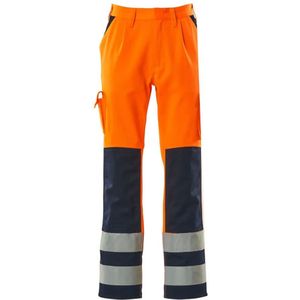 Mascot Safe Compete Broek met kniezakken 07179-860 - hi-vis oranje/marine