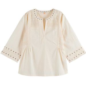 Scotch & Soda 177174 Blouse Met 3/4 Mouwen