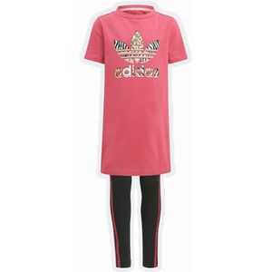 Adidas Originals Allover Print Pack Tracksuit Roze 4-5 Years Meisje