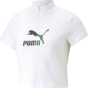 Puma Select Classics Archive Rem Short Sleeve T-shirt Wit L Vrouw