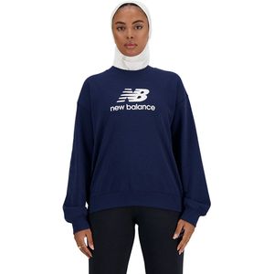 New Balance Sport Essentials French Terry Logo Sweatshirt Blauw XS Vrouw