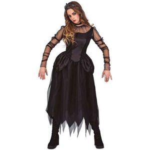 Viving Costumes Gothic Damisela Woman Custom Zwart M-L