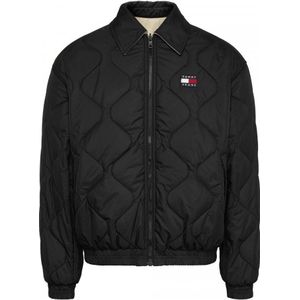 Tommy Jeans Reversible Quilted Jacket Zwart S Man