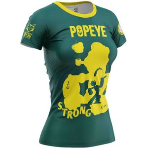 Otso Popeye Strong Short Sleeve T-shirt Beige XS Vrouw