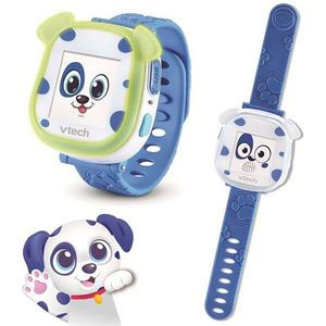 Vtech My First Pet Kidiwatch Watch To Take Care Of Color With A Color Tactile Screen And 4 Games 21.8x5.6x2.4 Cm Blauw