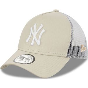 New Era New York Yankees Mlb E Frame Trucker League Essential Cap Beige  Man