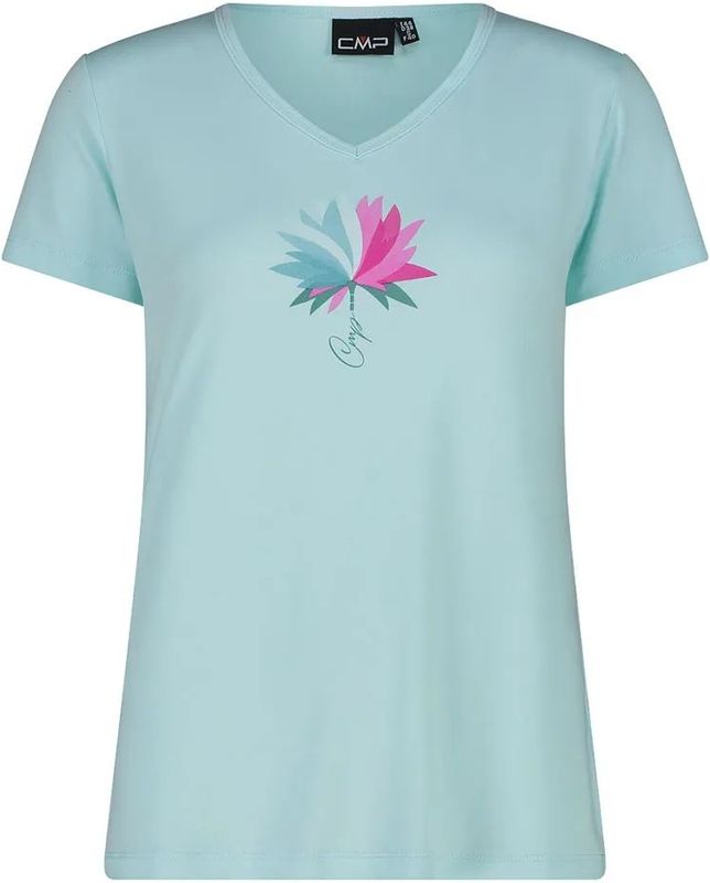 CMP - T-shirt - Dames - Wijde Hals - Rekbaar Polyester - Dry-Function Technologie