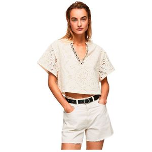 Pepe Jeans Priska Overhemd Met Korte Mouwen