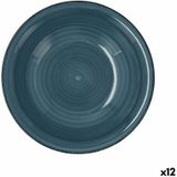 Diep bord Quid Vita Keramisch Blauw (ø 21,5 cm) (12 Stuks)