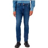 Wrangler Larston Slim Tapered Fit Jeans Blauw 36 / 32 Man