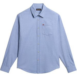 Napapijri G-wilkins Long Sleeve Shirt Blauw XL Man