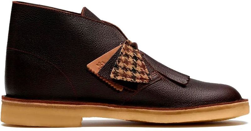 Clarks - 26183082 - Bruine Desert Boot - Leren Enkellaarsjes - Plat - Veters - Casual - Klassiek