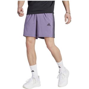 Adidas Aeroready Essentials Chelsea 3 Stripes Shorts Paars XL / Regular Man