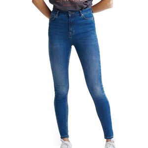 Superdry Superthermo Skinny High Rise Jeans Blauw 24 / 30 Vrouw