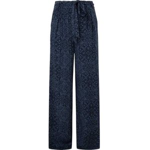 Pepe Jeans Colette Print Pants Blauw XL Vrouw