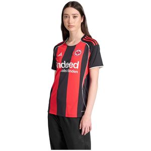 Adidas - Eintracht Frankfurt 25/26 - Dames T-shirt - Rood/Zwart - Korte Mouwen