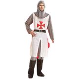 Viving Costumes Medieval Knight With Capa Man Custom Rood M-L