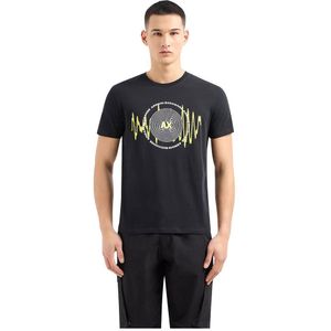 Armani Exchange 3dztjt Short Sleeve T-shirt Zwart XS Man