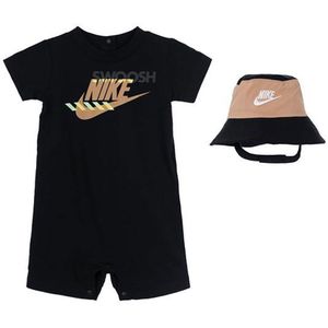 Nike Kids Set Nsw Pe Infant Short Sleeve Body Zwart 24 Months Jongen