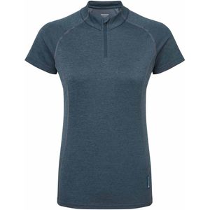 Montane Dart Zip Short Sleeve T-shirt Grijs 36 Vrouw