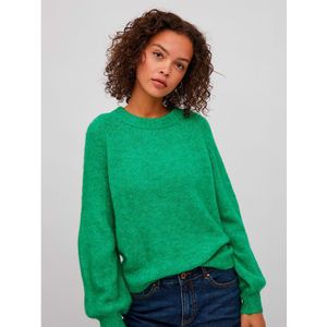 Vila Jamina O Neck Sweater Groen XL Vrouw