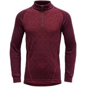 Devold Of Norway Duo Active Merino Half Zip Long Sleeve T-shirt Rood 12 Years Jongen