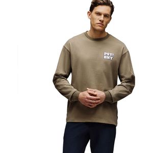 Psycho Bunny - MT0200108 - Sweater - Bruin - Casual - Katoen