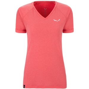 Salewa Puez Melange Dryton V Neck T-shirt Met Korte Mouwen