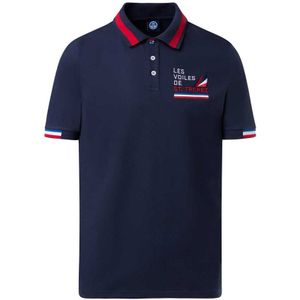 North Sails Lvdst Short Sleeve Polo Blauw S Man