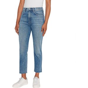 Pepe Jeans Slim 7/8 Fit High Waist Jeans Blauw 30 Vrouw